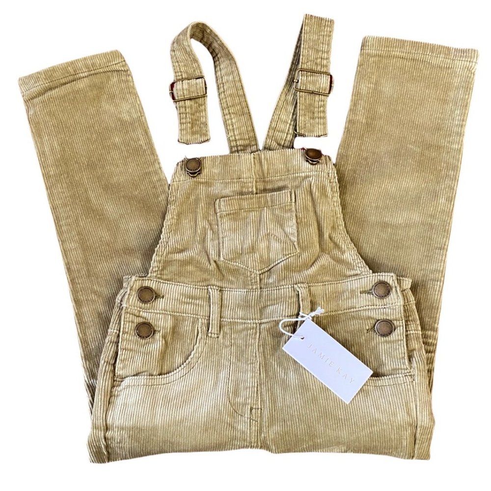 NWT: JAMIE KAY Jordie Corded Overall - Eucalyptus (5 years)